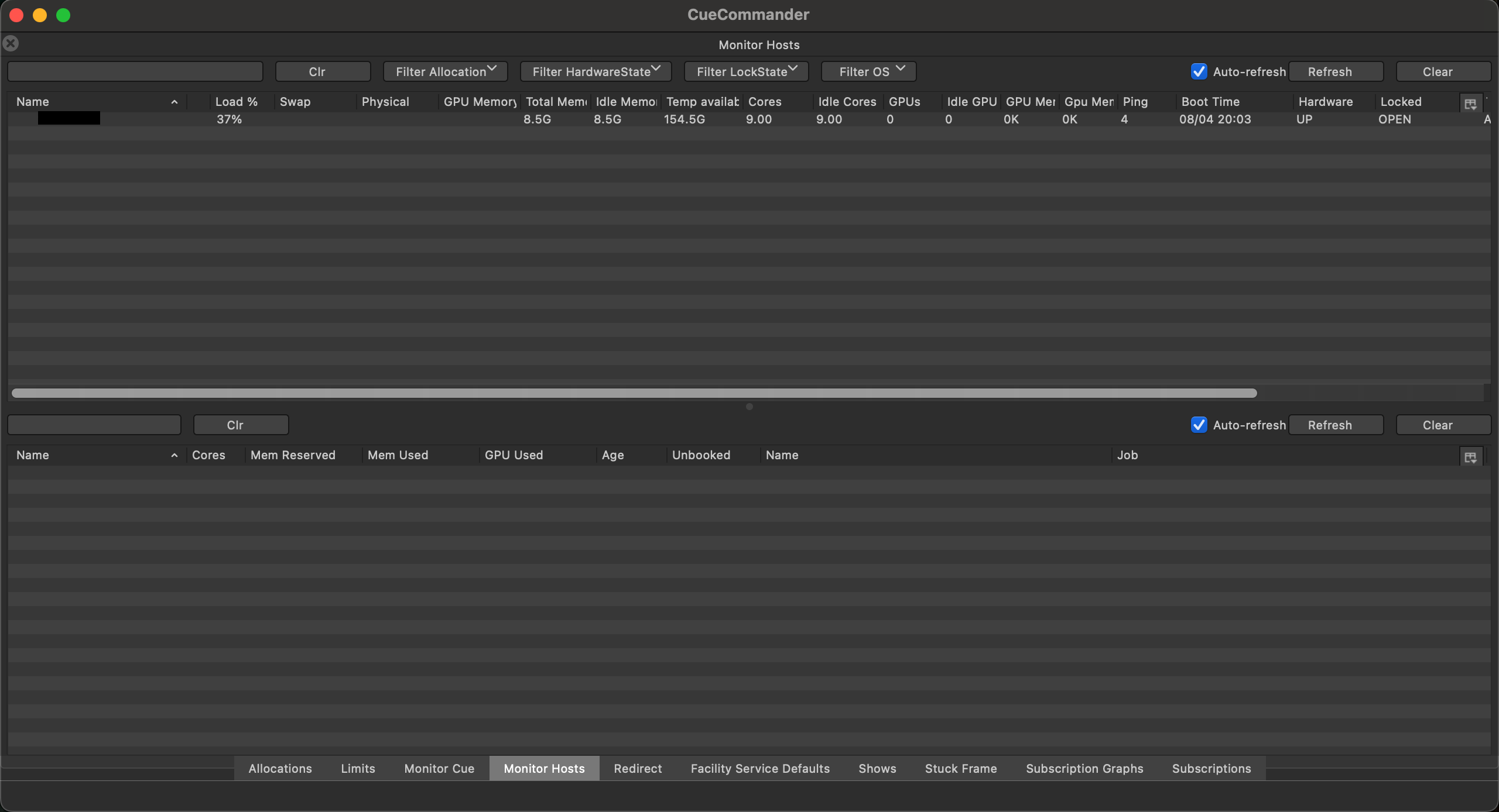Monitor Hosts Interface