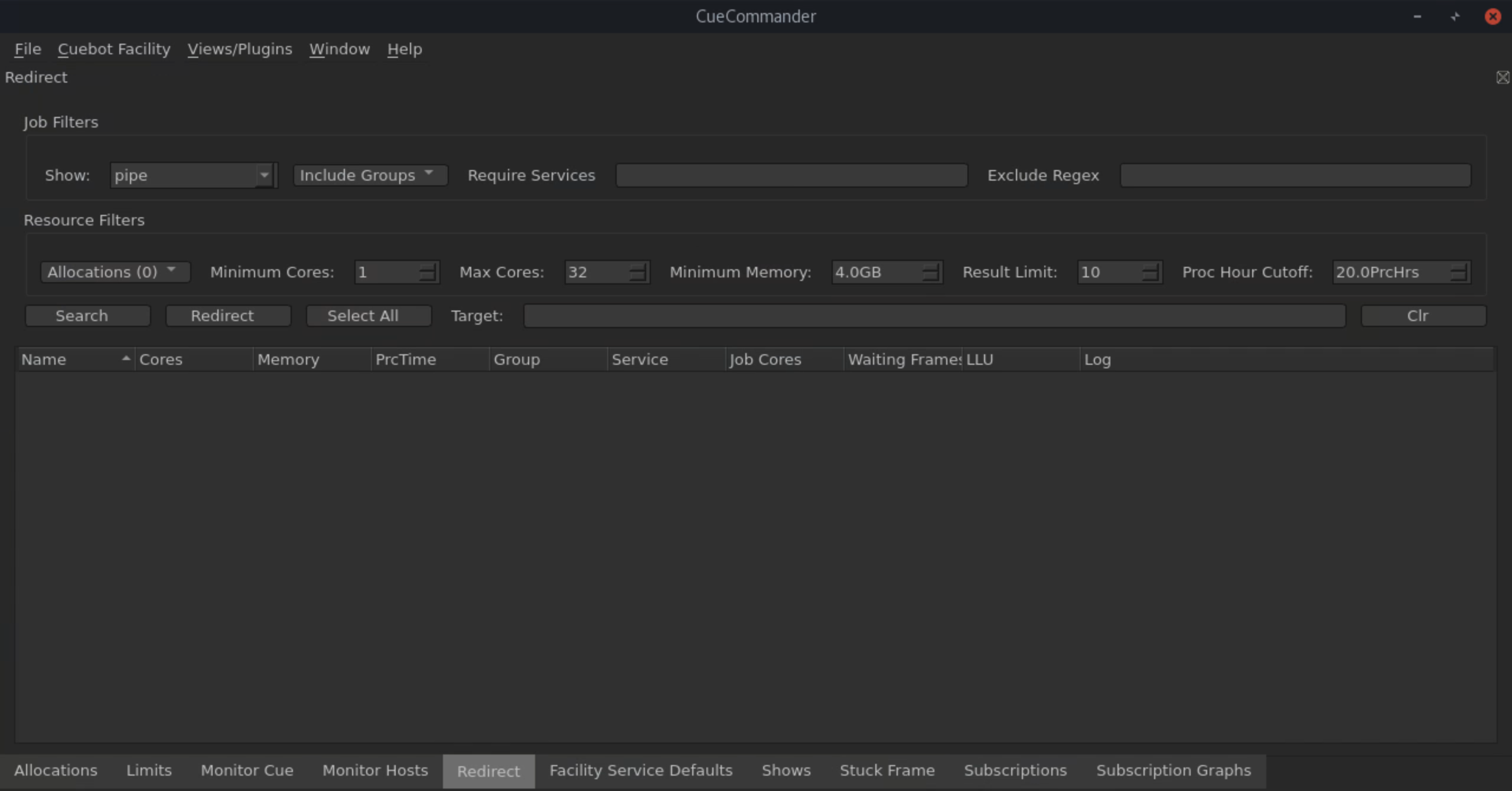 Redirect Interface