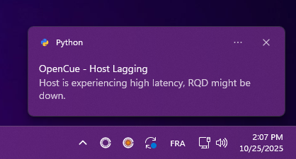 CueNIMBY Host Lagging on Windows