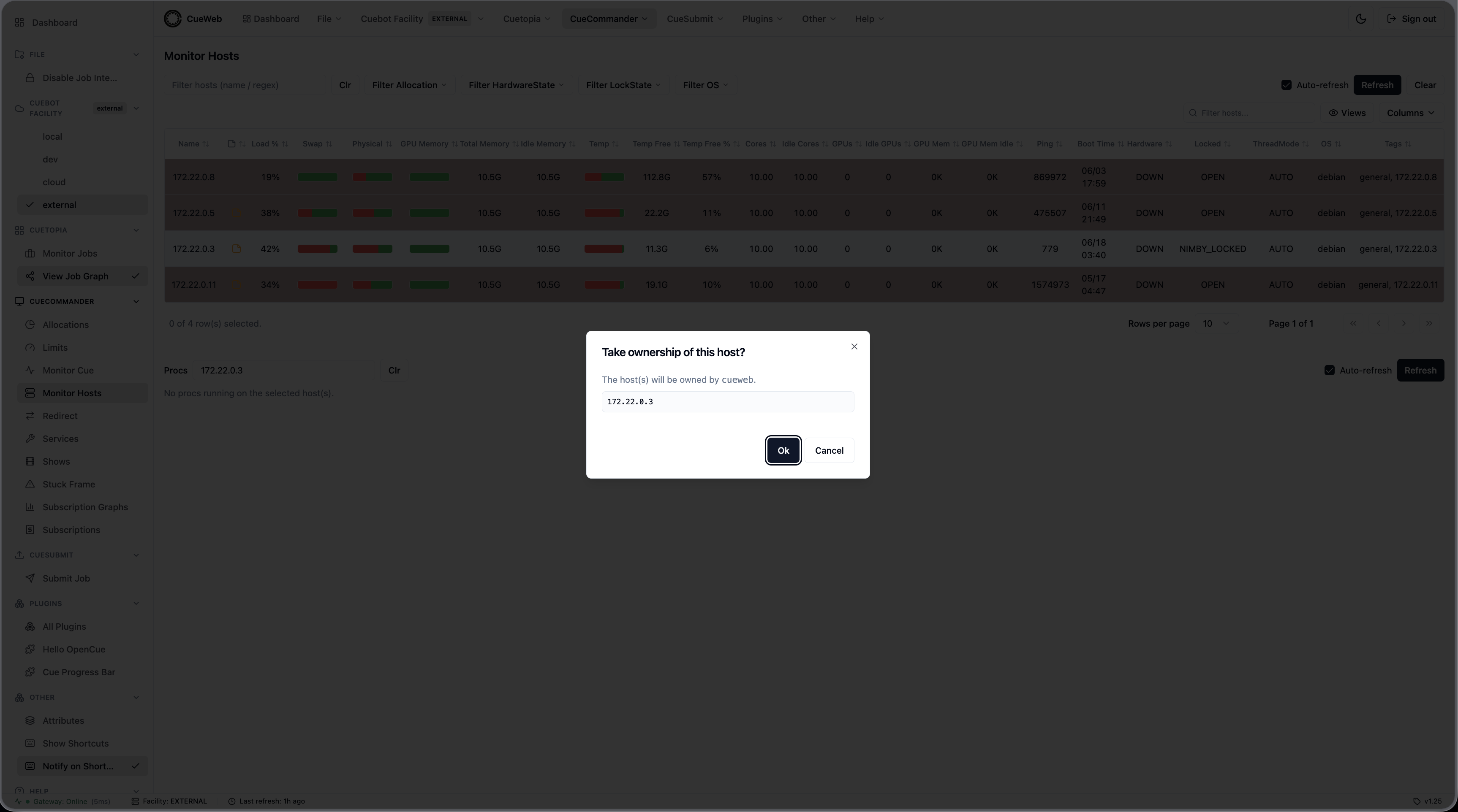 Take Ownership confirmation