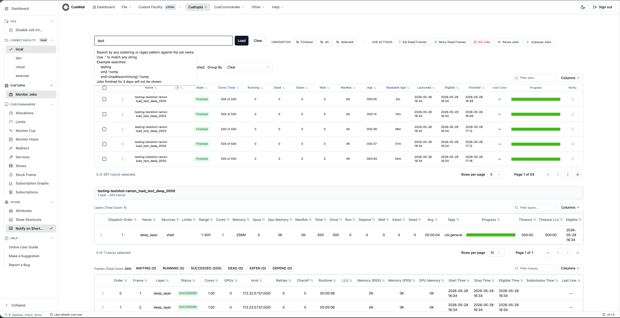 CueWeb job search